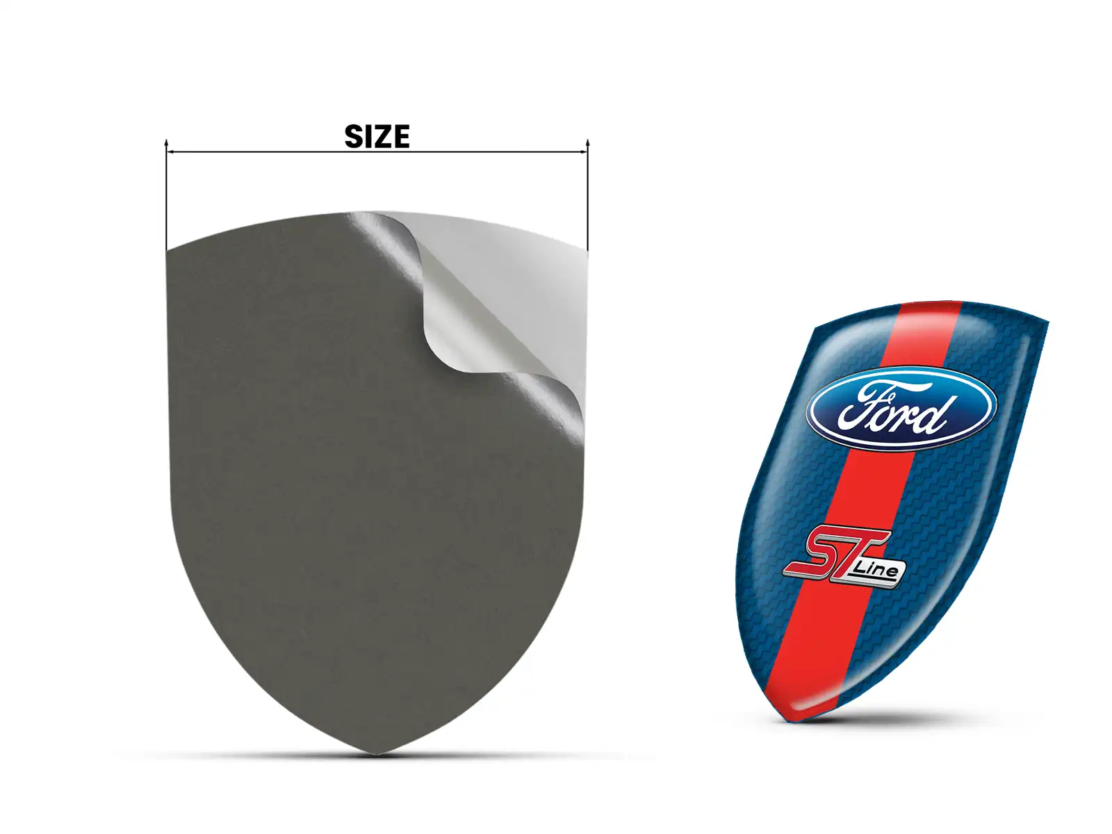 Ford Auto Silikon Embleme Haltbar Max Sportlich Pro Stilvoll